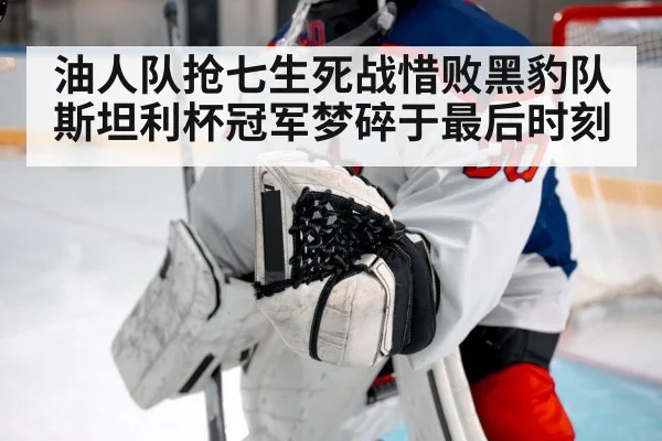 油人队抢七生死战惜败黑豹队 斯坦利杯冠军梦碎于最后时刻